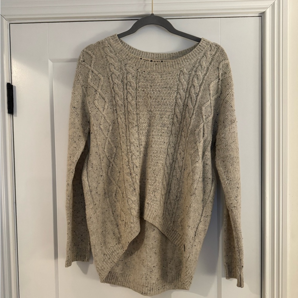 Medium Roxy Sweater - Heathered Oatmeal